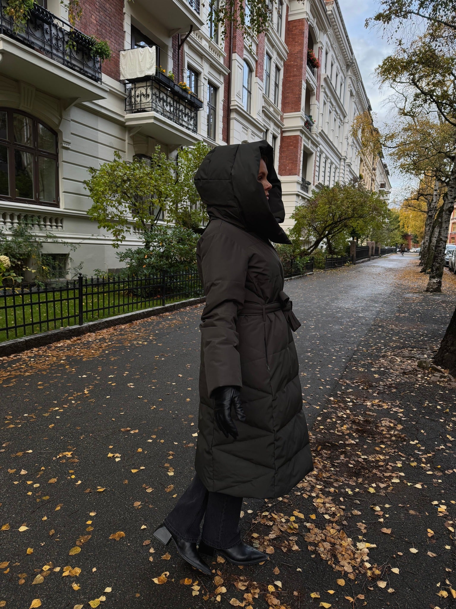 VMLEONIE Long Down Coat - Peat